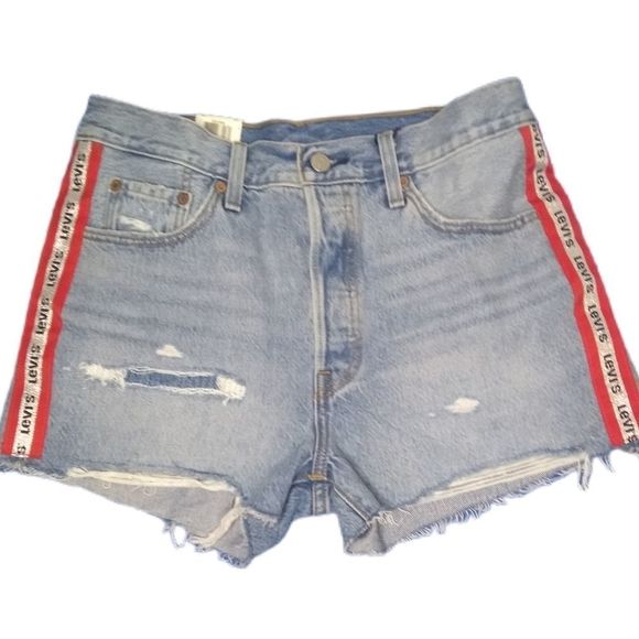 Levi's Cutoffs 502 Raw Hem Size 30 NEW